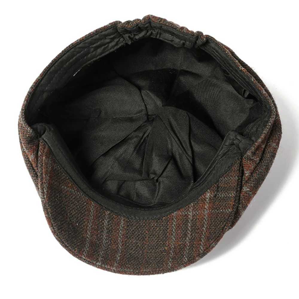 HT4966 Berets for Men Women Retro Artist Painter Plaid Beret Hat Male Female Octagonal Flat Cap Autumn Winter Wool Hat Beret Cap J251125