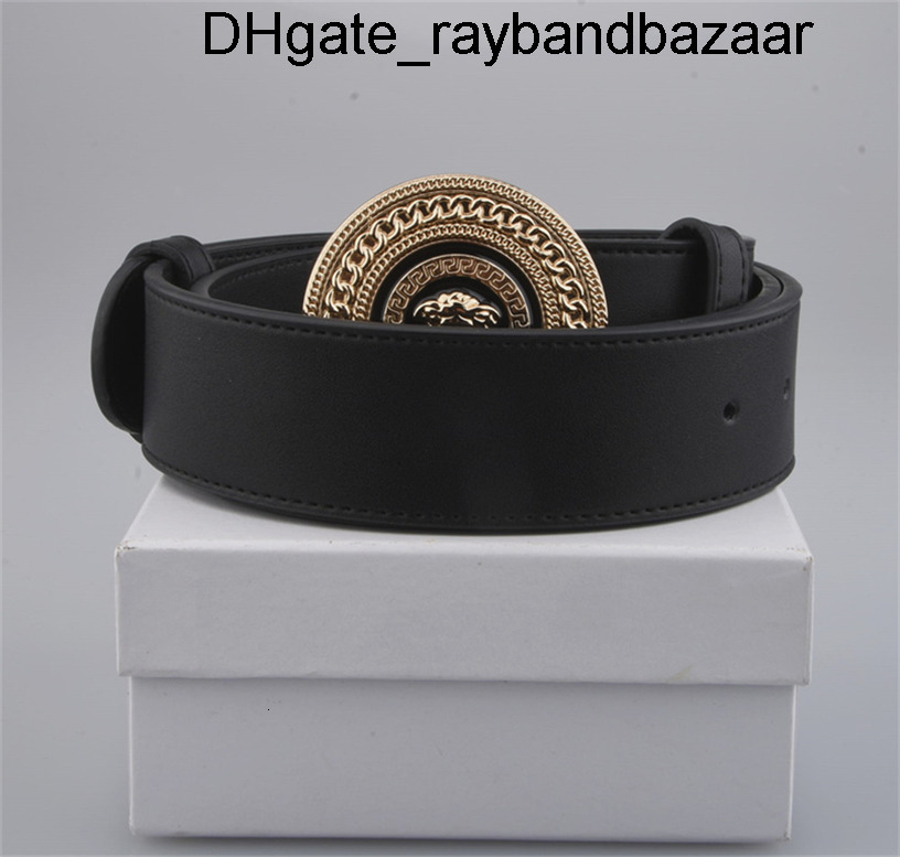 Belts for Men Designer Belts for Women 38cm Width Belts Medusa Buckle Brand Luxury Belt Man and Women Waistband Pure Black Woman Belts Bb Si versace2 versacely belt OHE
