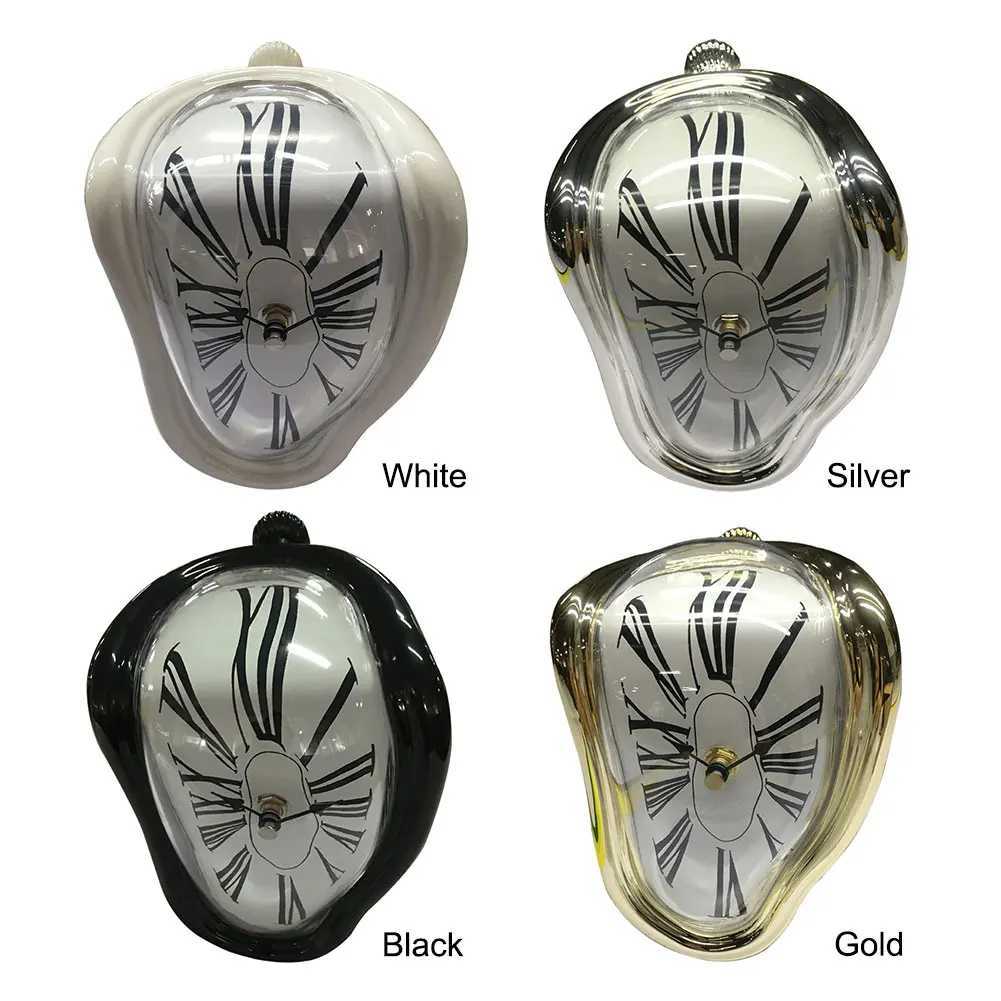 Creative Melting Clock Novel Surreal Melting Distorted Wall Clocks Surrest Salvador D Style Wall Watch Home Decoration C251126