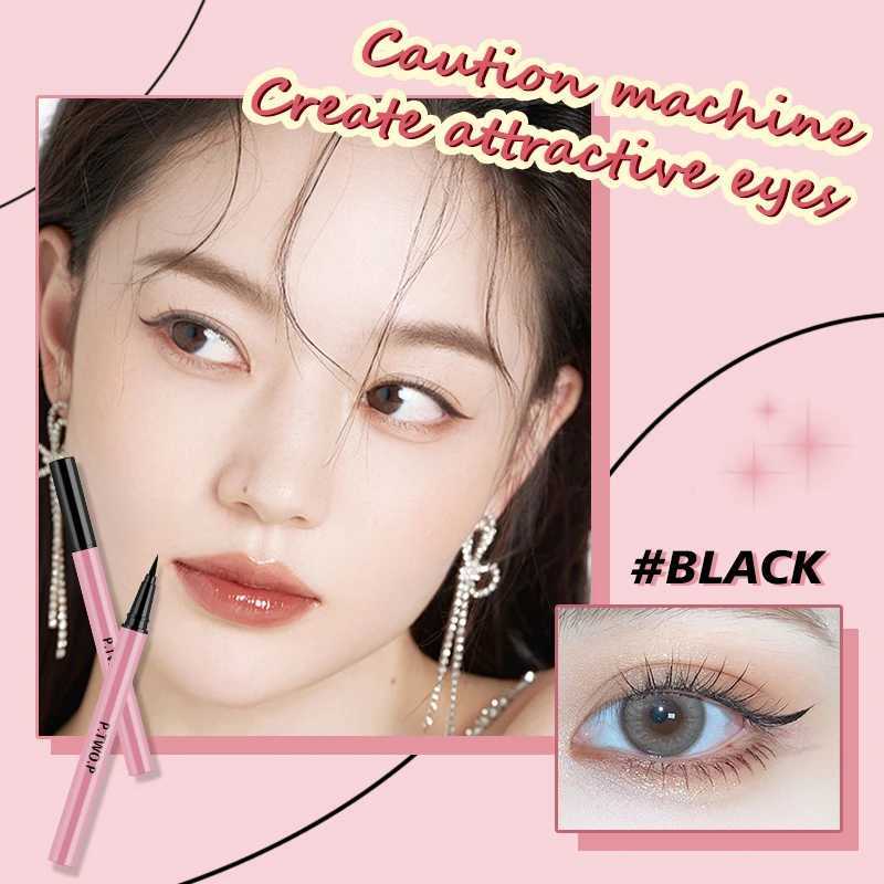 Professional Liquid Eyeliner Cat Style Pen Long-lasting Quick Drying Anti-sweat Waterproof Smooth Matte Black Eyeliner MakeupsT251126