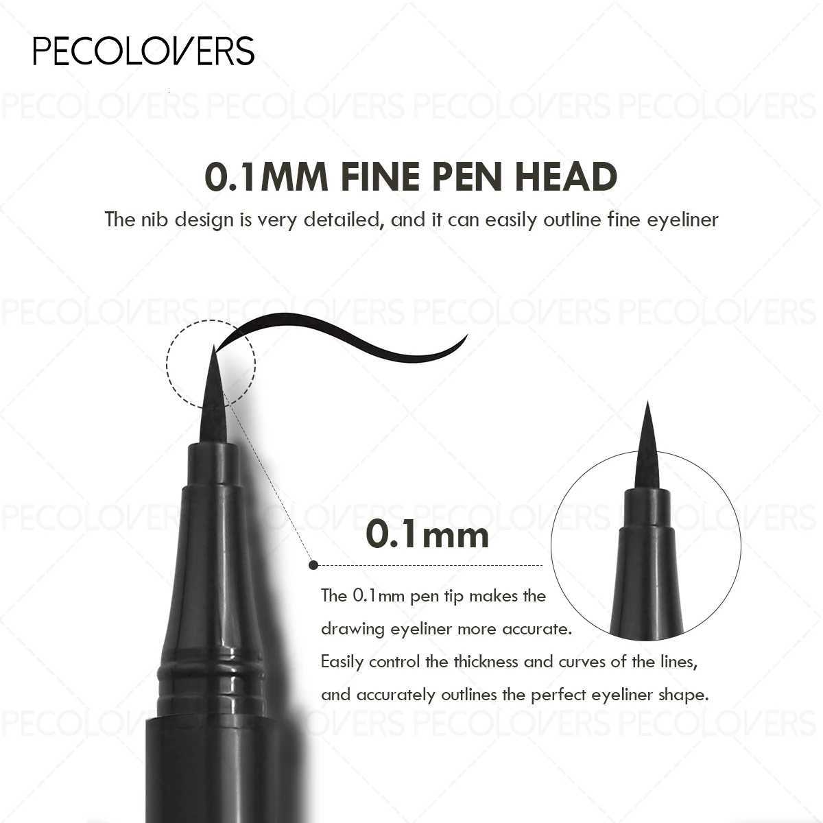 1PC Waterproof Black Liquid Eyeliner - Long-Lasting Precision Tip Easy To Apply Smudge-Proof for Daily Special OccasionsT251126