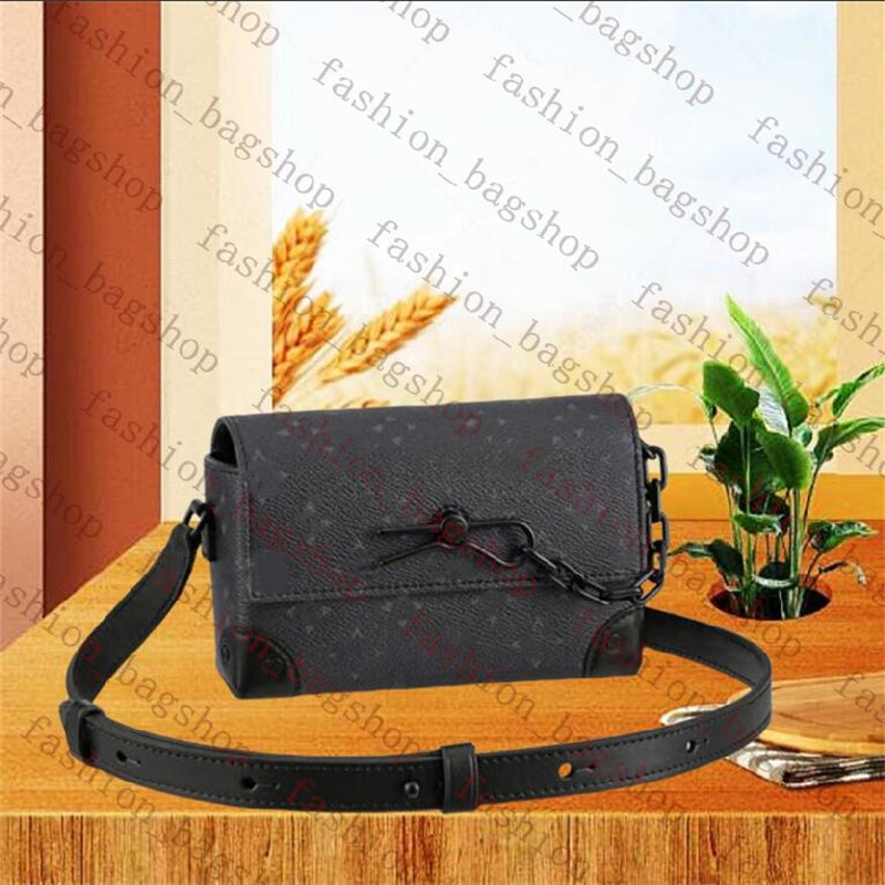 Designer Steamer Wearable Bags Mini Trunk Shoulder Bags Messenger Crossbody Bag Embossing Satchel Taurillon Leather Box Clutch Chain-pin Closure Wallet M81783