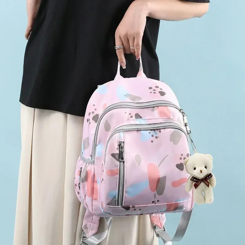 Baby Diaper Backpack Fashion Mummy Travel Cart Bag Large Capacity Mom Carrying Pregnant Activity 250414z
