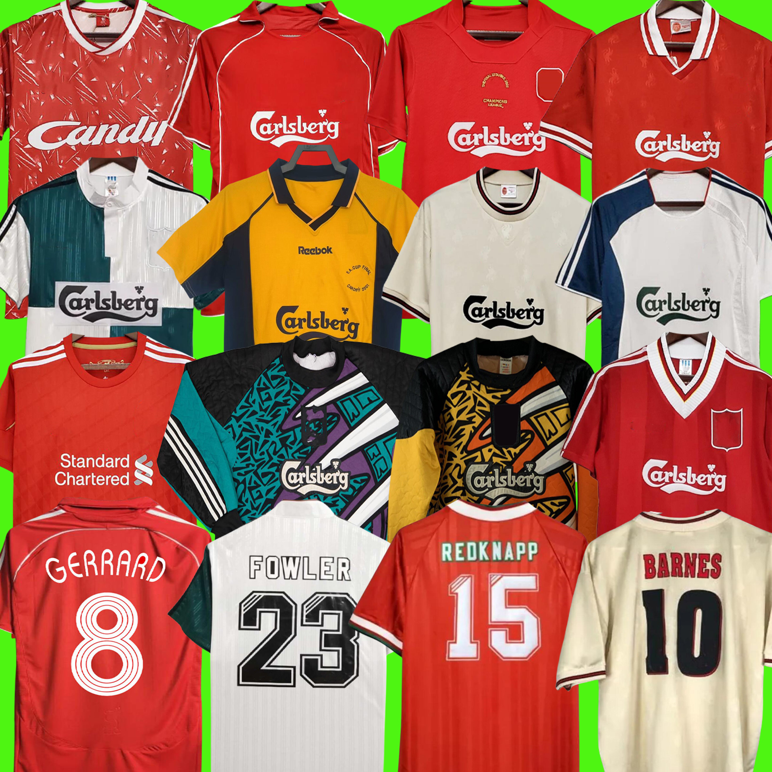 85 86 DALGLISH RUDDOCK RETRO Soccer Jerseys 93 97 FOWLER REDKNAPP WRIGHT McMANAMAN 04 05 08 09 10 GERRARD TORRES MASCHERANO Football Shirt