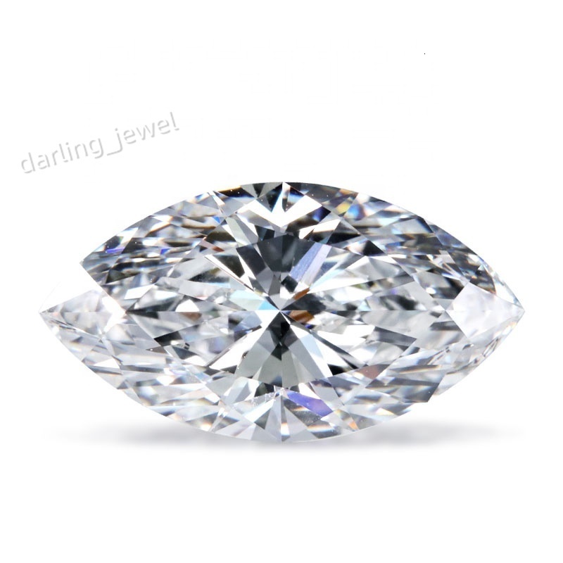 HPHT CVD Loose Diamond IGI GIA Certified Marquise Cut White Lab Diamond Excellent D E F Color VVS VS Lab Grown Diamond