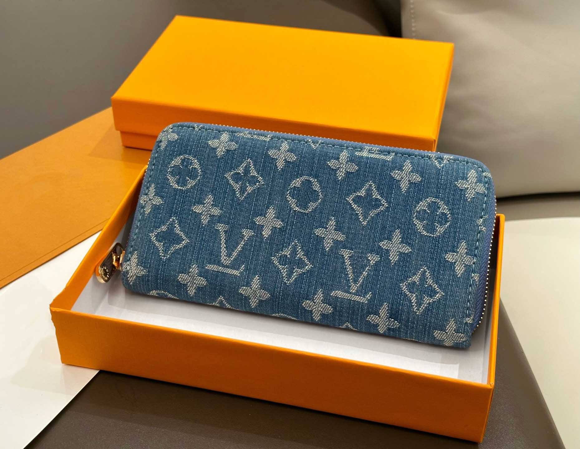 2025 5A Designer Zipper leather Wallets Pocket wallets long single zipper Classic Letters coin purse card holder plaid s mens designers women wallet