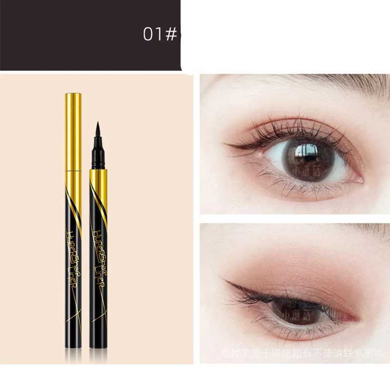 Make up Eyeliner Eye Liner Liquid Pen Waterproof Long Lasting Quick Drying Smooth Makeup Beauty Matte Eyleliner Stamp Eye PencilT251126