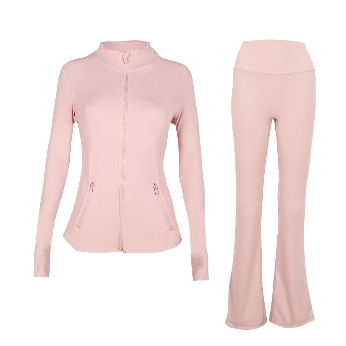 Yoga Outfits Workout Flare Leggings Trendy Designer Yoga Jacket Define High End Simple Shorts Women Clothing Pure Color Athletic Wear Home Indoor Gym 