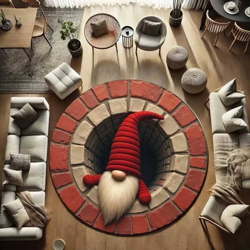 Christmas Gingerbread Man Printed Rug Snowman Christmas Welcome Mat Christmas Home Decor Holiday Indoor Rug Christmas DoormatM251126