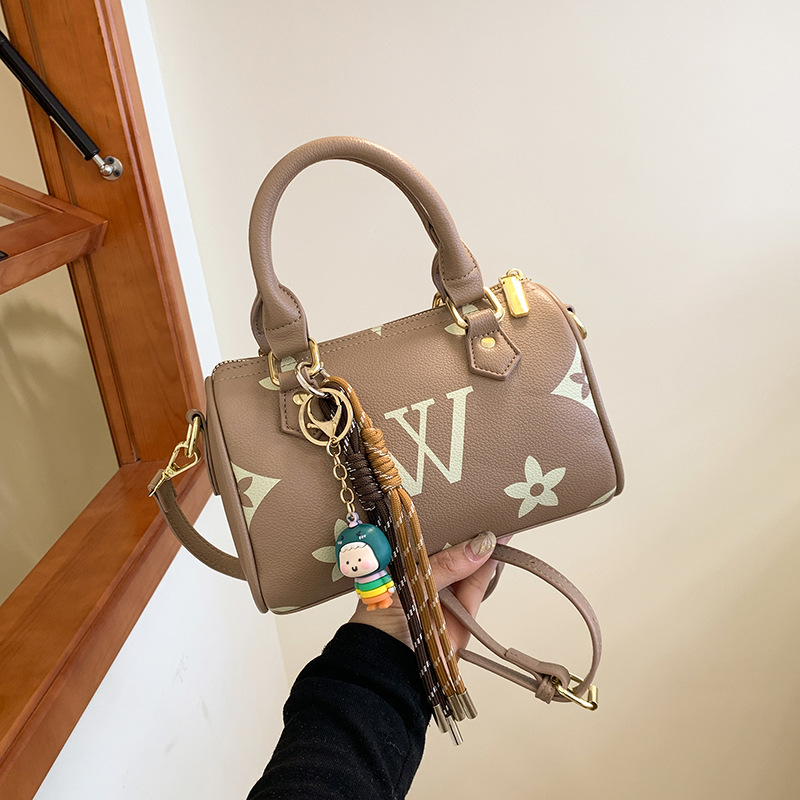 Stylish Multi-functional Mini Square Bag 2025 - Retro Pattern Crossbody Purse Women's Vintage Designer Tote (Fashion Shoulder Handbag)