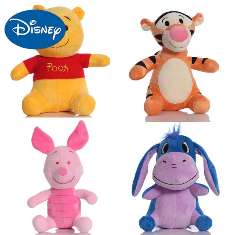 Disney 20cm Piglet Tigge Eeyore Winnie Pooh Plush Doll Toys Stuffed Animals Christmas Birthday Gifts Kids Toys H2511261