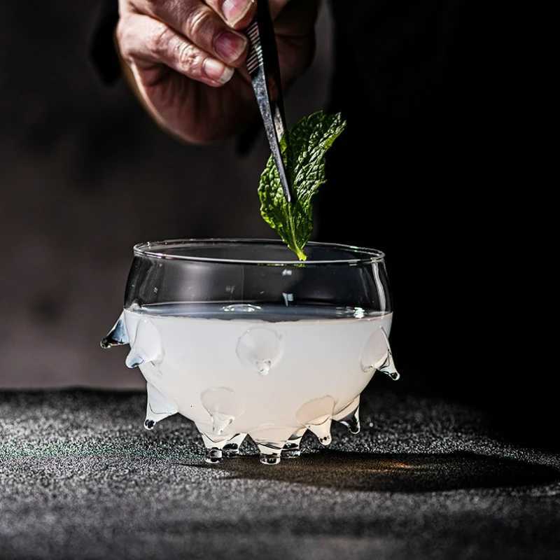 Creative Sea Urchin Shaped Cocktail Glasses Molecular Cocktail Glass Juice Glass Goblet Wine Glass Suitable For Party And Bar C251126