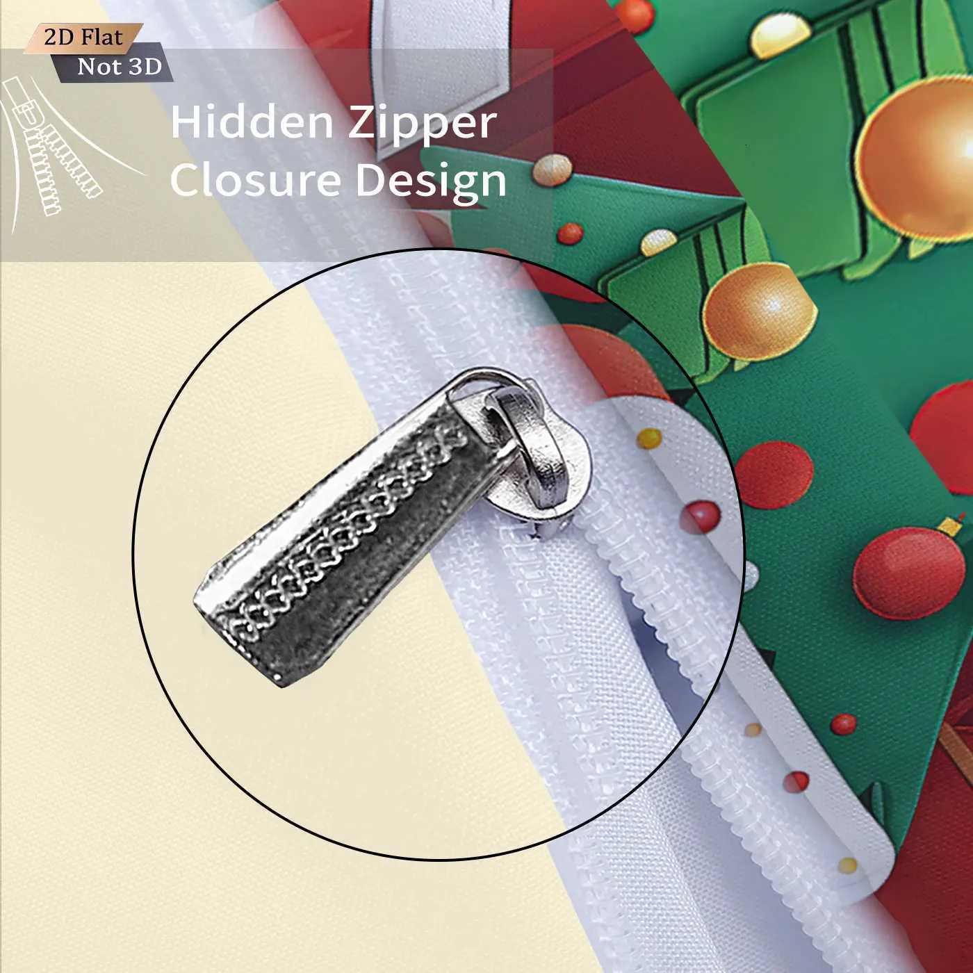 Christmas 3pcs Merry Christmas 67 element printed coreless duvet cover set multi size bedroom bedding holiday decoration machine washable Y251126