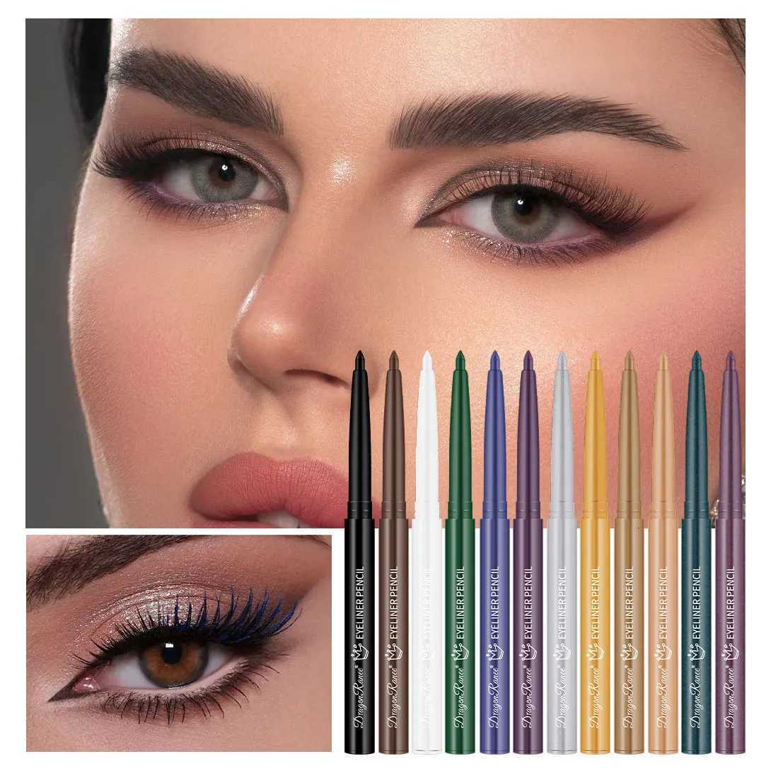 Eyeliner Waterproof Sweatproof Non-Smudged Easy to Use for Beginners Green Purple Black Long-Lasting Non-Removable EyelinerT251126
