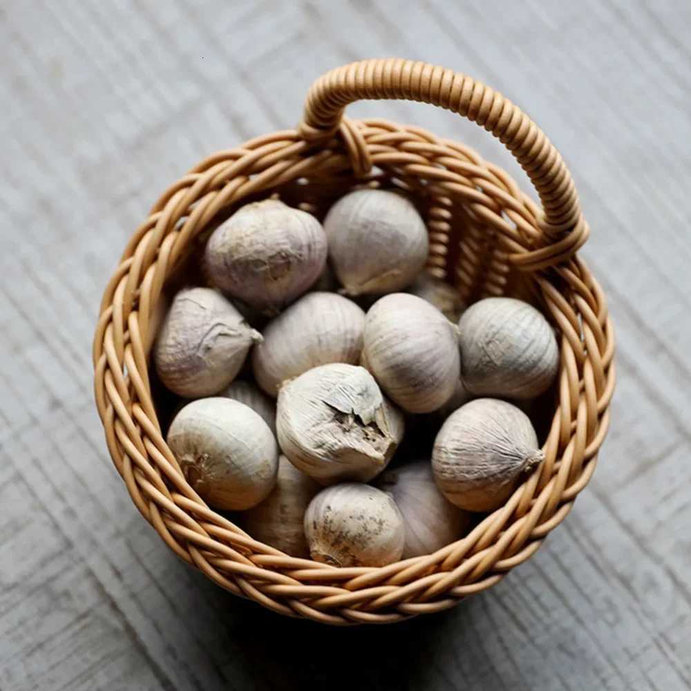 1PC High Quty Hanging Woven Storage Basket Hand-woven Wall Basket Fruit Sundries Organizer Hanging Baskets Y251126