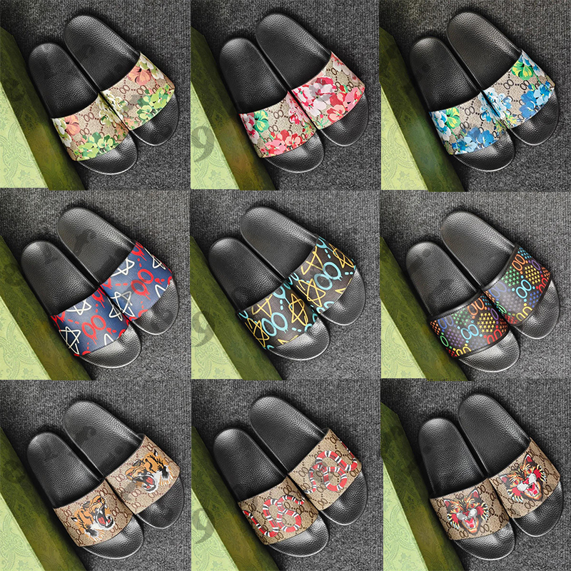 free shipping sandals famous designer women slippers luxury flat sandale sandal Multicolor White Black outdoor slides shoes womens sandels sandalias sandles
