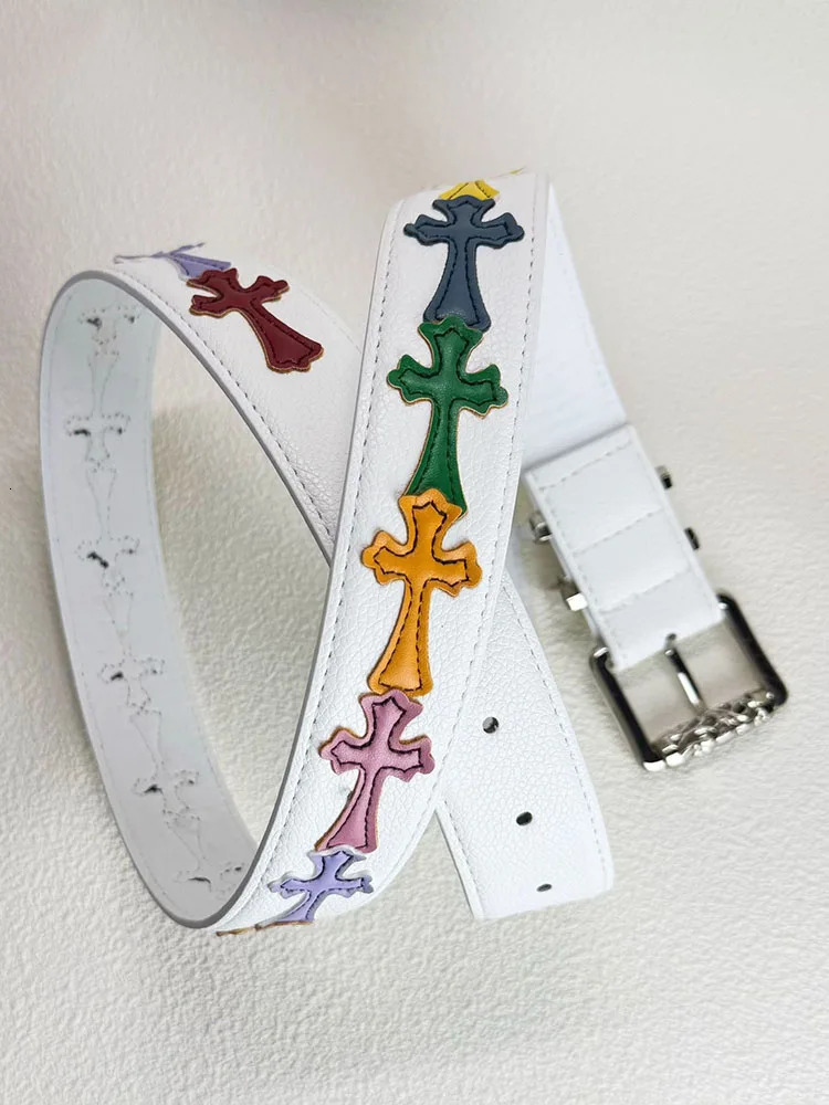 Gothic Y2K Women Men Belts Goth Ladies Hip hop Punk Rivet Skeleton Print Waist Belt Jeans Waistband 251126