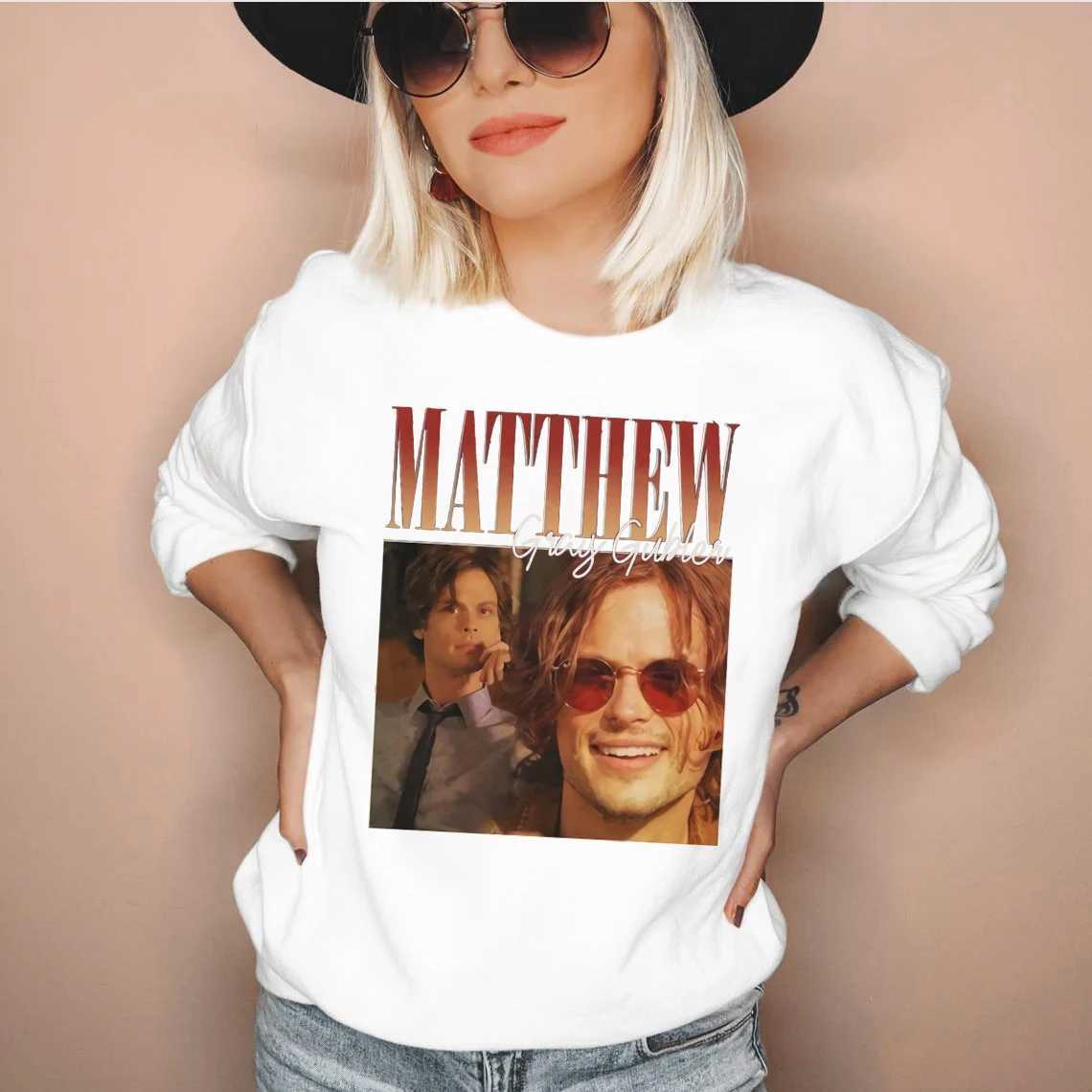 TV Show Criminal MInds Sweatshirt Vintage Matthew Gray Gubler Graphic Sweatshirts Spencer Reid Homage Hoodies J251136