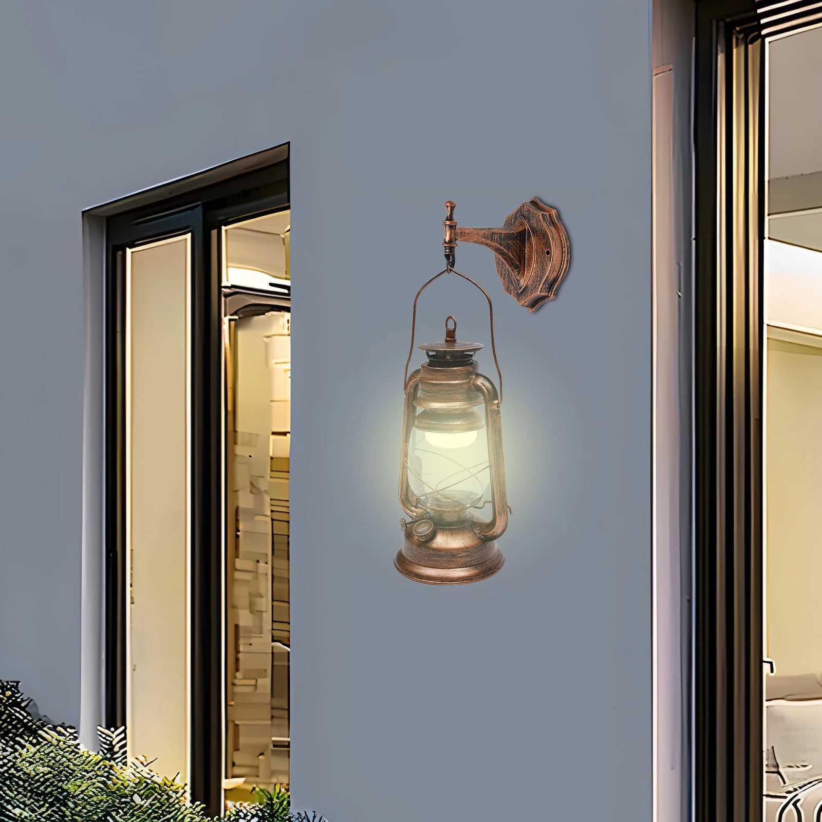 Wall Light Outdoor Lamp Antique Hanging Outdoor Lanterns Suitable for Indoor and Outdoor Lighting Yards Facades Bronze M251126