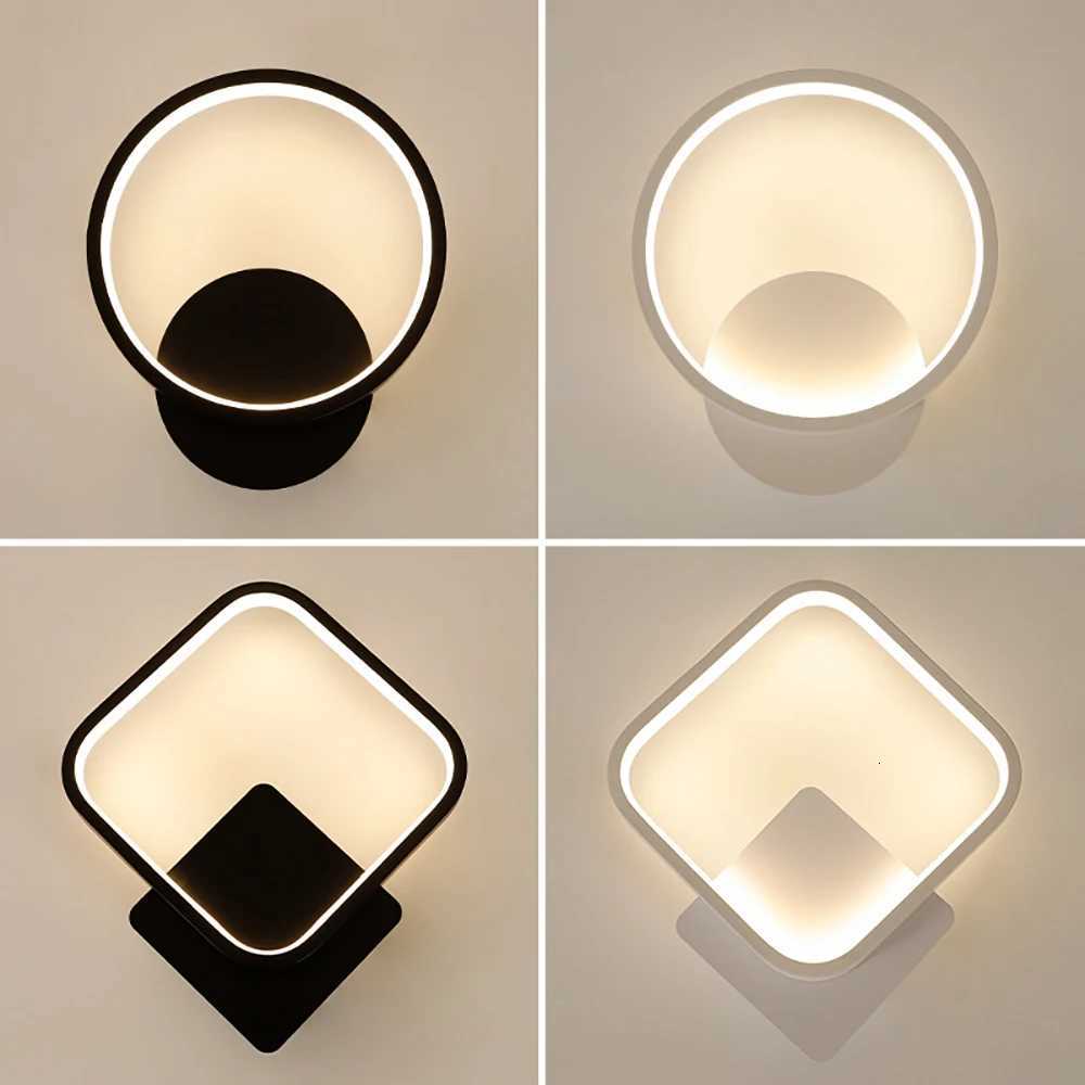 Modern LED Wall Lamp Round Light Aluminium Home Decor For Bedside Living Room Hallway Study Starway Wall Sconce Lighting Fixture M251126