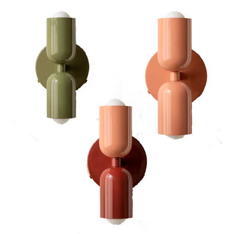 LED Wall Lamp with Double Head Mesita Noche Wall Light Applique Murale Decoration for Salon Living Room Bedroom lampara M251126