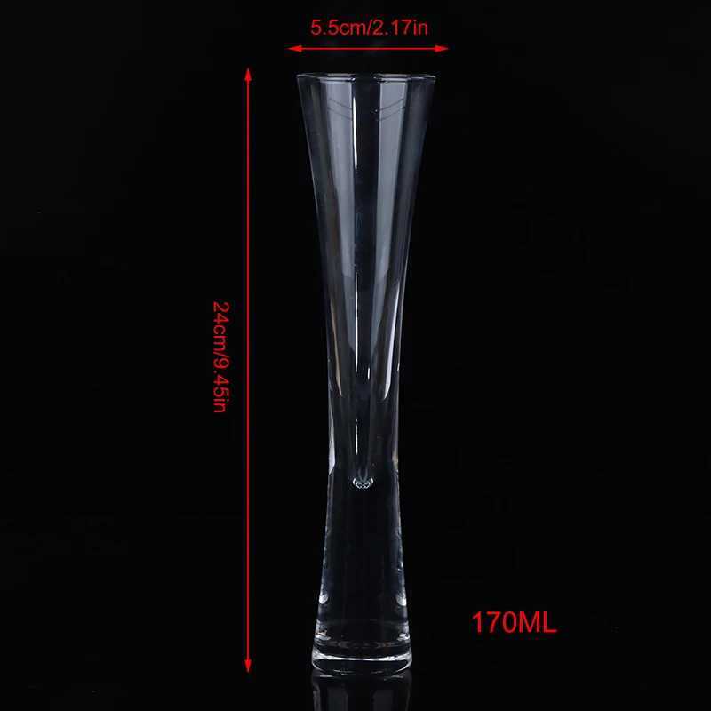 Champagne Glasses Glitter Flutes Clear Cups Bubble Wine Tulip Cocktail Glasses For Bar Party Gift Wedding Bubbly Wine Glasses C251126