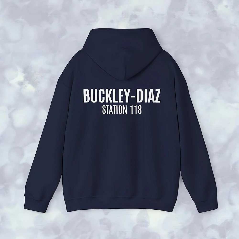 9-1-1 TV Show LAFD Hoodie Evan Buckley Eddie Diaz Bobby Nash Hen Wilson Han Shirt Firefighter Tv Show Merch Trendy Halloween Top J251136