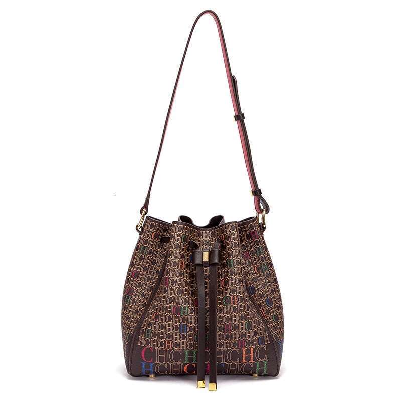 CH Premium Sense Bucket Large Capacity Crossbody Women's Shoulder Bag Simple Letter Printing Design