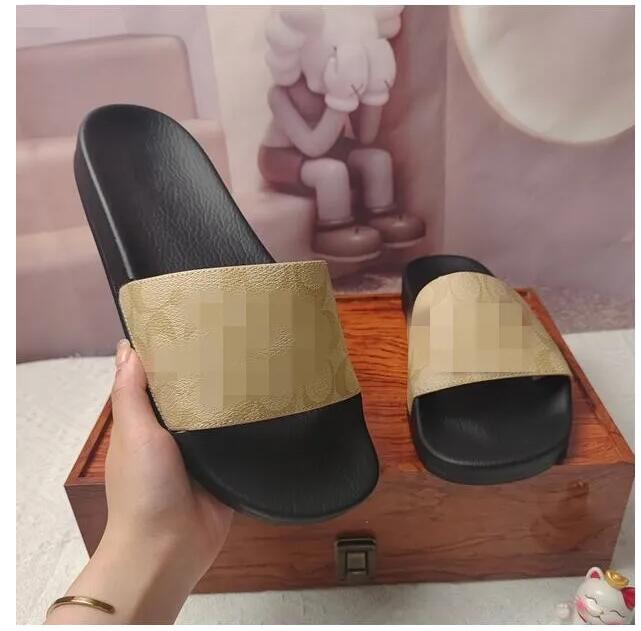 Woman Designer Slipper for Man Sandals Slide Sandale Summer Beach Shoe Loafers Slippers Flower Sandal Flat Flip Flop Shoes size 35-44 C6791