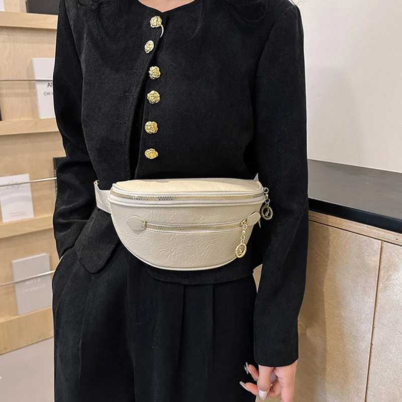 Casual Waist Bag Fashion Lady Fanny Pack and Phone Packs Soft Leather Belt Bags Woman Travel Shoulder Crossbody Chest Bag PurseT251126