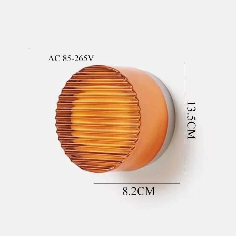 IWHD Round Acrylic Simple LED Wall Lamp Beside Corridor Balcony Porch Atmosphere Stair Light Modern Wandlamp Sconce Applique M251126