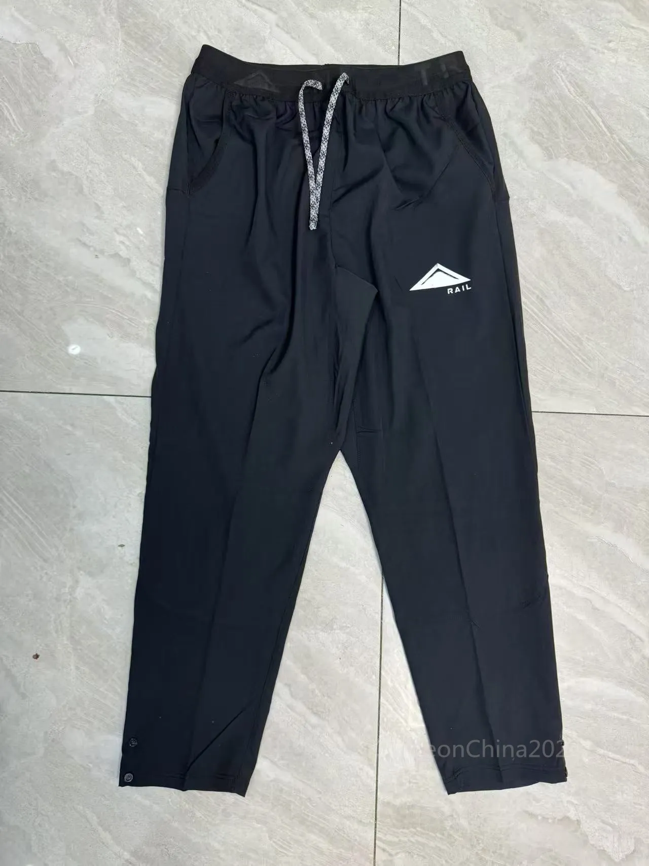 Fashion Summer Brand Designer men's Quick drying pants training casual sportswear fitness running breathable small foot zippered jogger Tracksuits