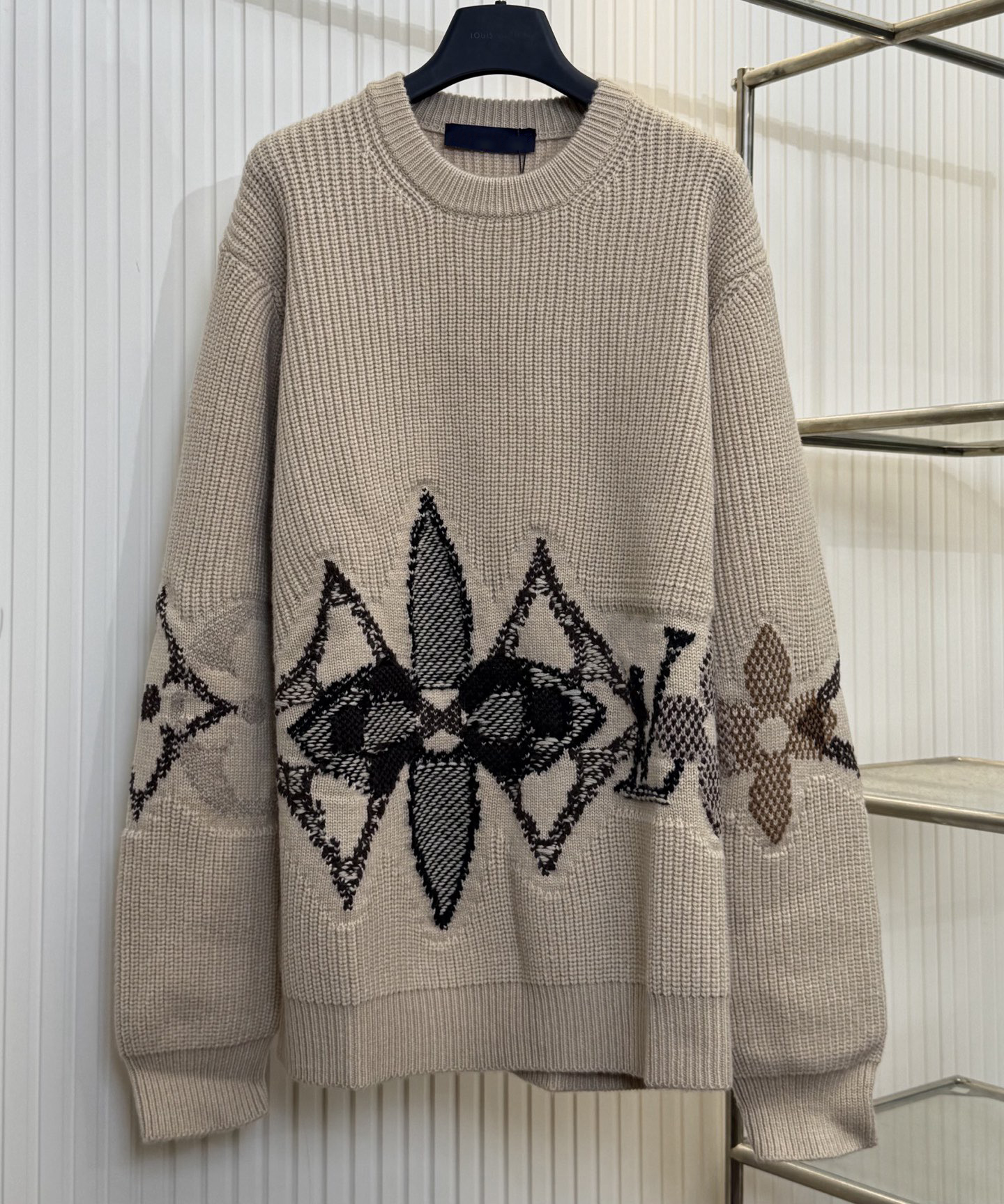 Men's Plus Size Sweaters hoodies in autumn / winteracquard knitting machine e Custom jnlarged detail crew neck cotton du443322