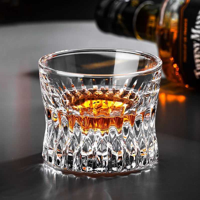 Glass whisky wine glass light luxury beer glass household wine glass Baijiu glass crystal glass foreign wine glass C251126