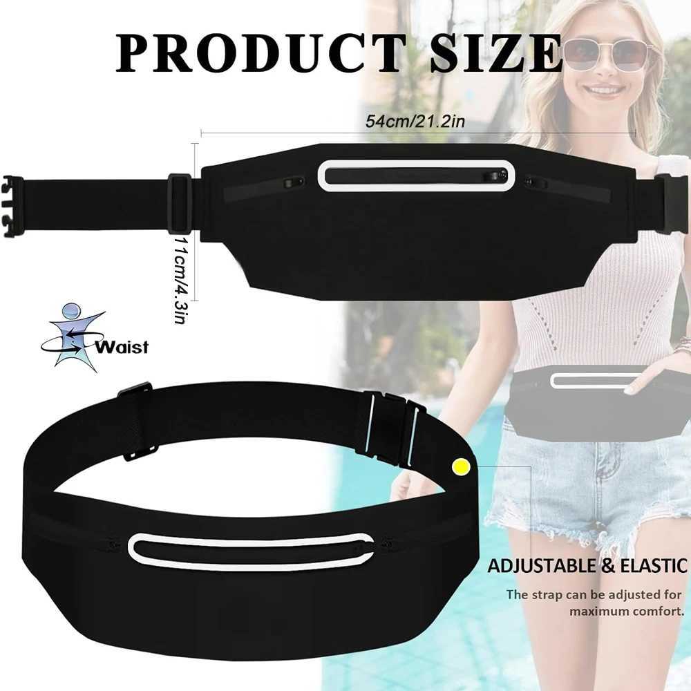 1PCS Slim Running Belt Fanny Pack - Phone Holder Waist Bag for Men Women - Lightweight Bounce-Free for WorkoutsJoggingTravelT251126