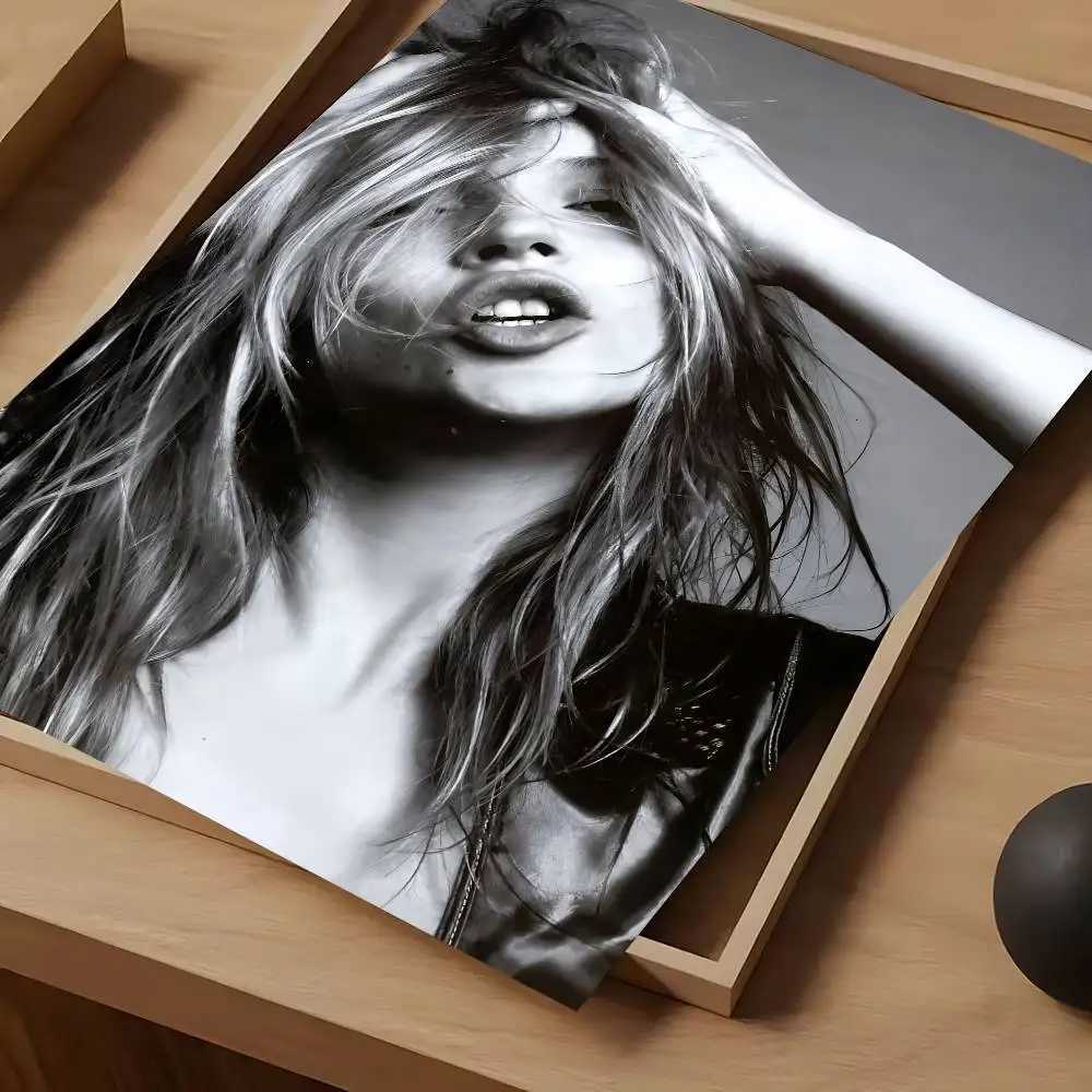 Vintage K-Kate Moss Picture Poster High Quty Print Home Decor Wall Art Mural Room Bar Decoration Y251126