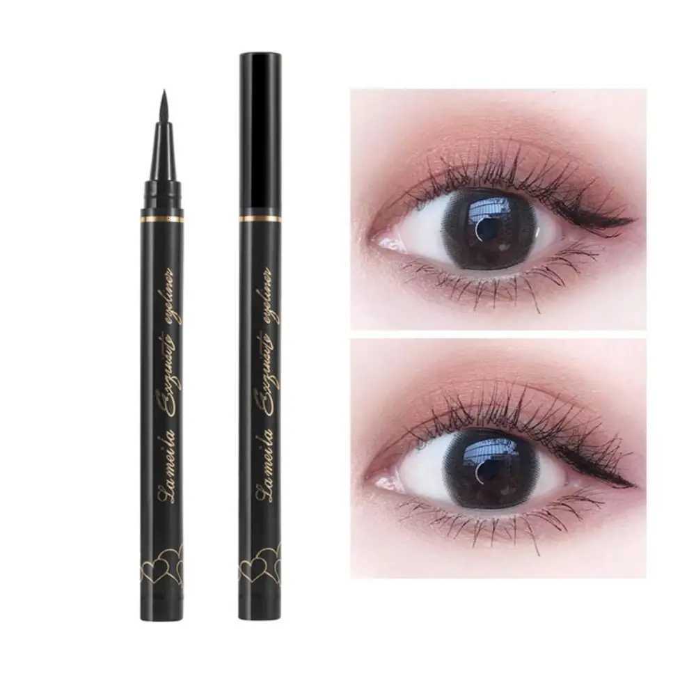 New Long Lasting Waterproof Black Eyeliner Smooth No Smudge Liquid Eyeliner Pen Cosmetic Quick Drying Matte Eye Liner WomenT251126