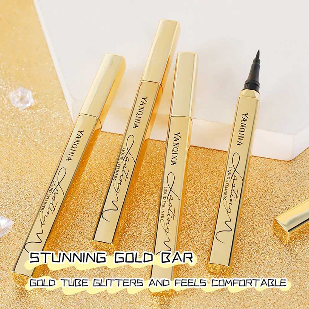 Small gold bar quick-drying eyeliner naturally smooth waterproof sweat-proof non-smudge liquid eyelinerT251126