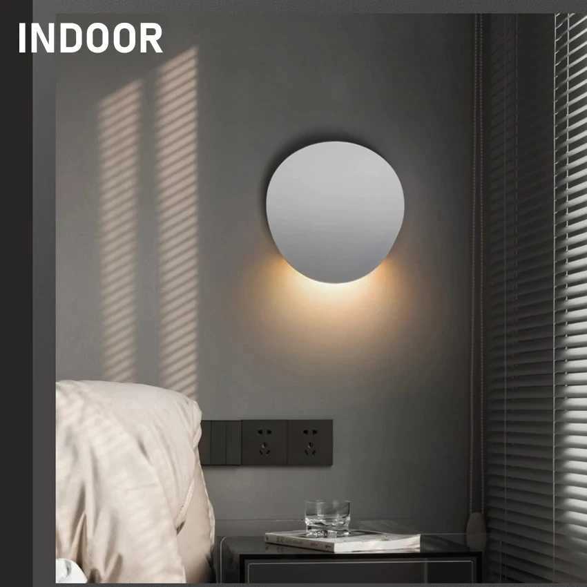 Modern Simple 7W LED Indoor Wall Lamp Bedroom Living Room Home Lighting Aisle Corridor Decoration Aluminum Wall Light AC85-265V M251126