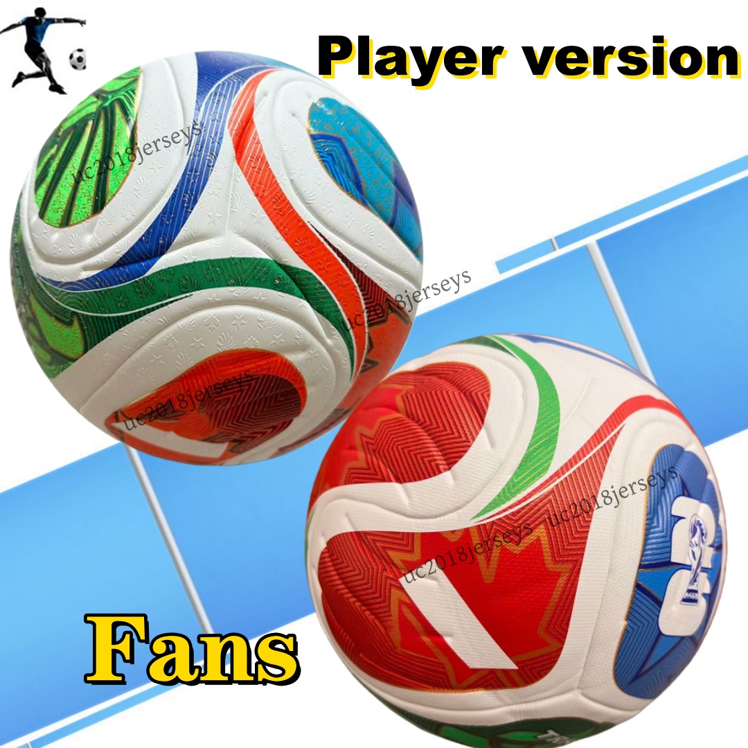 Player version 2026 World Cup Football Balls for the Mexico Soccer Ball Official Size 5 PU Material Wear Resistant Match Training Football fans size 4 Football