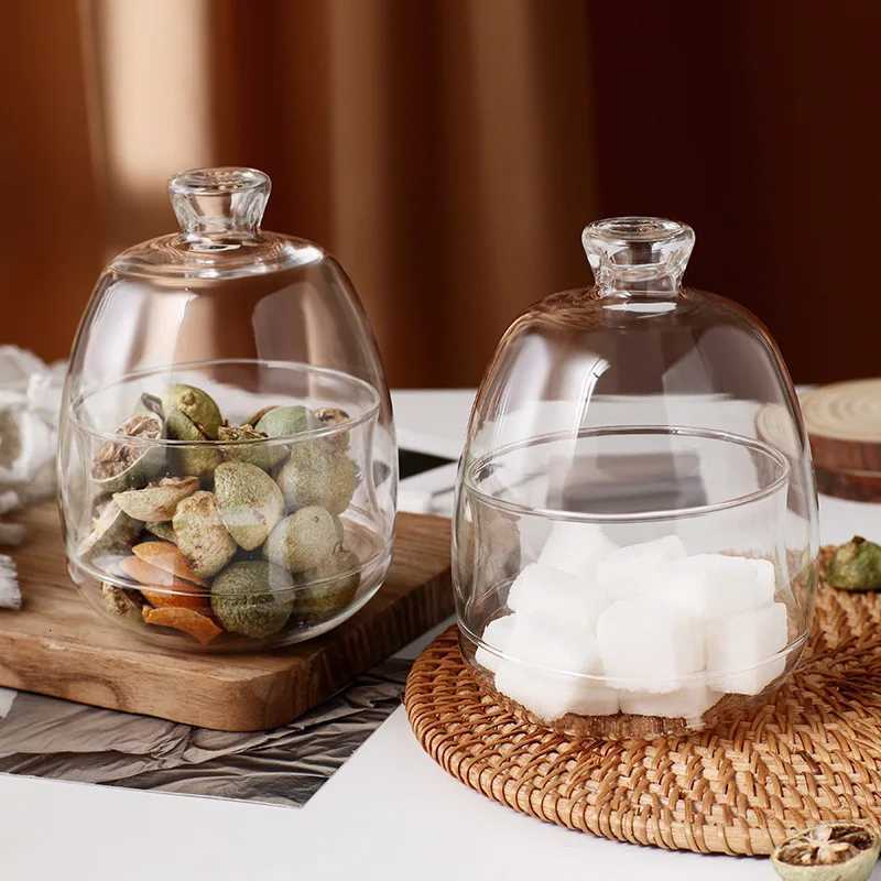 JMY - High borosilicate glass airtight jar with lid sugar container tea caddy coffee shop storage container high temperature Y251126