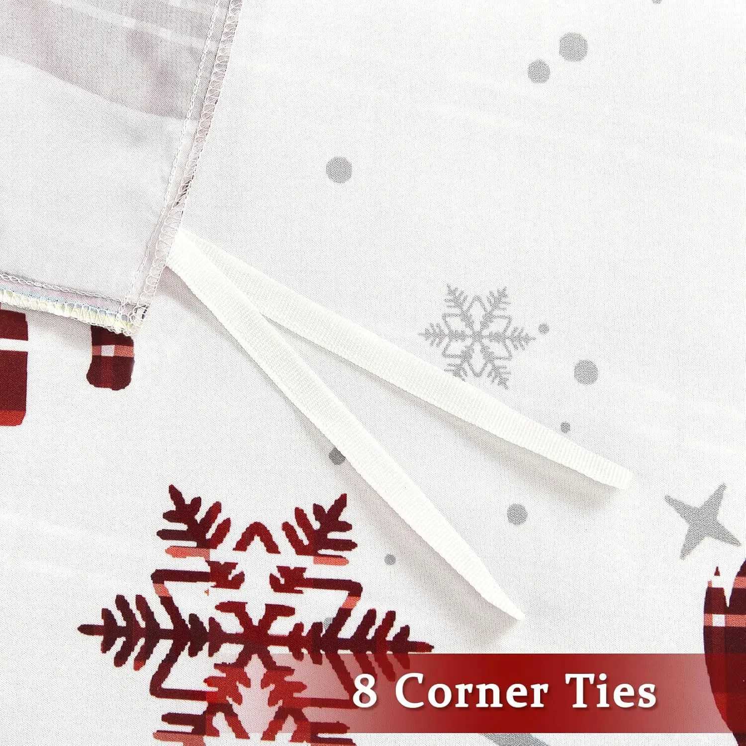 Christmas Merry Christmas Duvet Cover Christmas Elk Snowflakes Red Bedding Set Happy New Year Quilt Cover Holiday Gifts Bedroom Decoration Y251126