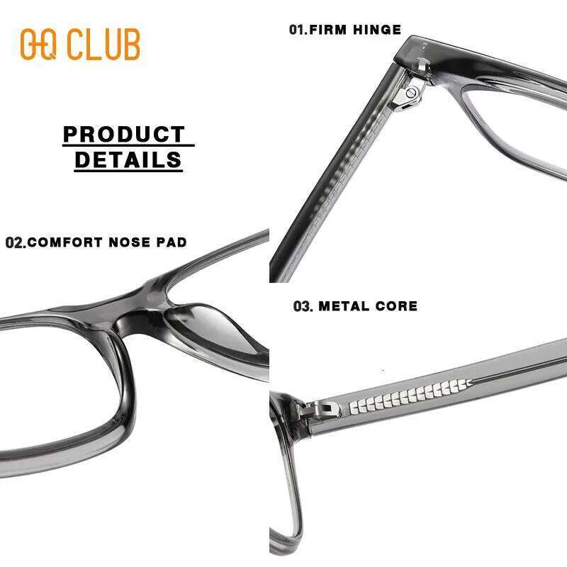 O-Q CLUB Anti Blue Light Glasses TR90 Koren Style Unisex Eyepieces Women's Transparent Lunette Glases Men Computer Lenses Lens