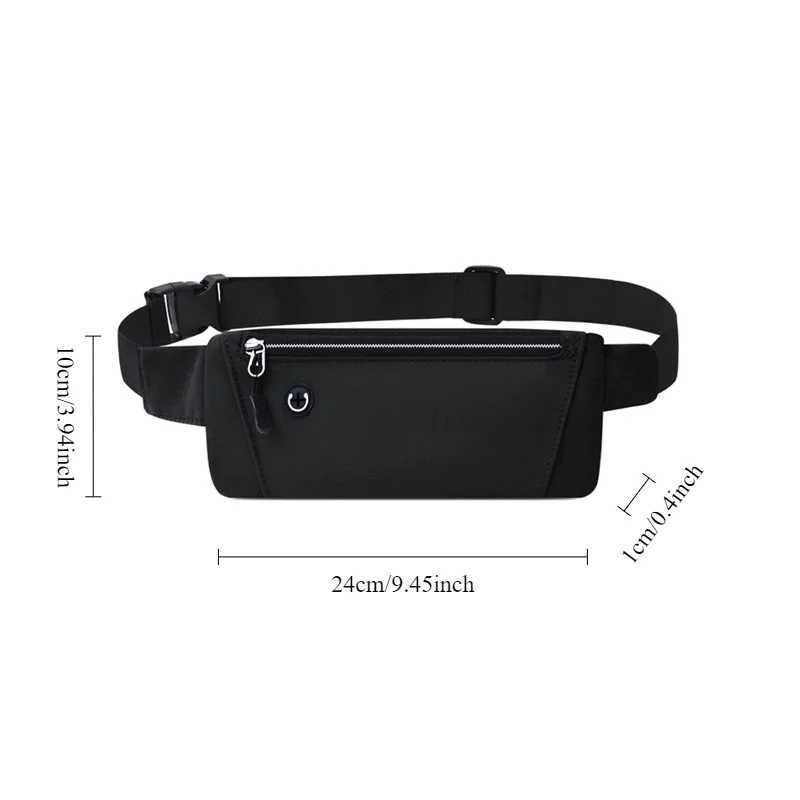 A ultra-thin running waist bag sports phone storage waist bag - perfect for outdoor running cycling jogging unisexT251126