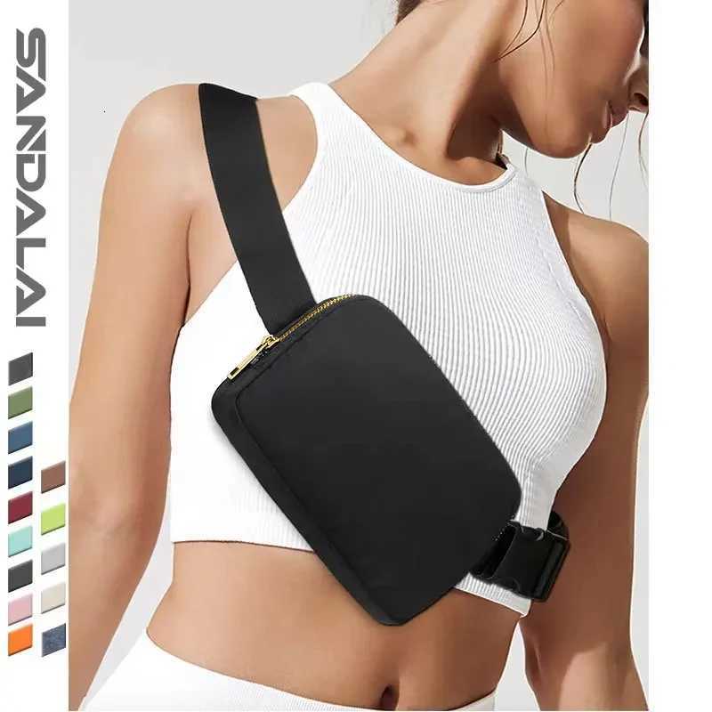 Fashion Casual Men Women Waist Bag Waterproof Portable Pack Zipper Chest Bag Outdoor Sports Crossbody Bag Travel Belt BagT251126