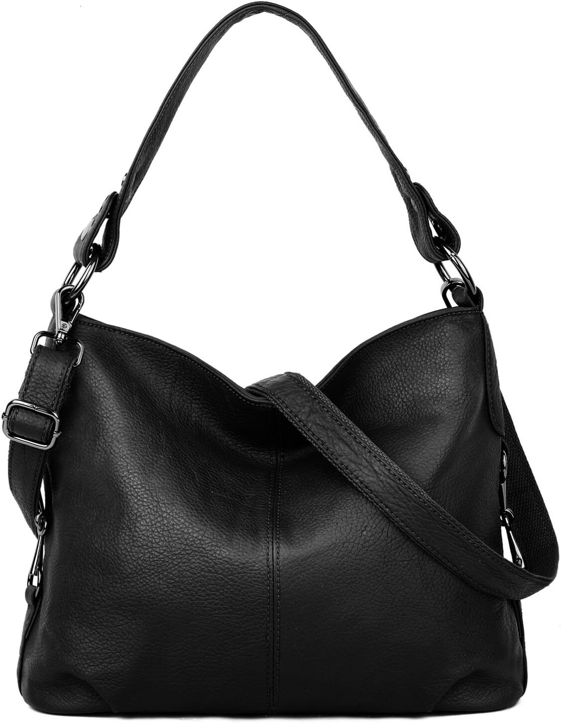 Leather shoulder bag, fashionable Hobo handbag, wallet, crossbody bag for women