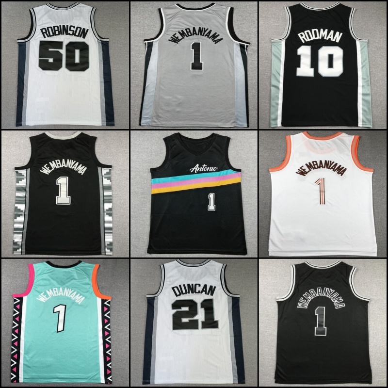 Victor Wembanyama Basketball jersey Keldon Johnson 1 3 mens