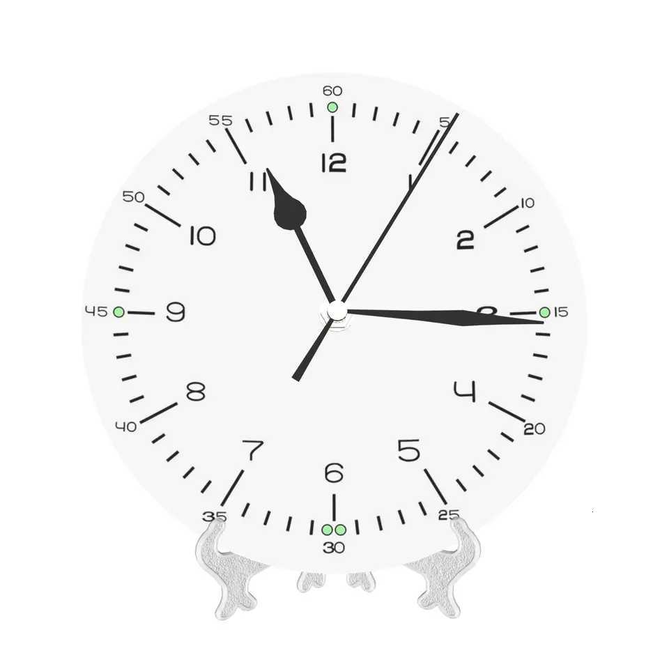 Minimst Bauhaus White Wall Clock Room Decoration Silent Round Clock for Bedroom Living Kitchen Home C251126