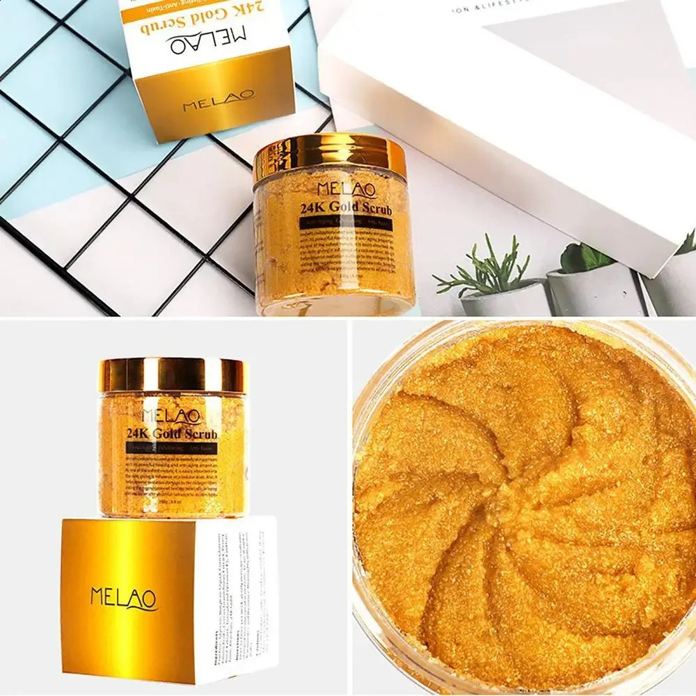 24k Gold Facial Mask Exfoliating Body Scrub Anti Acid Treatment Anti Wrinkle Whitening Female Skin Care Product 250424