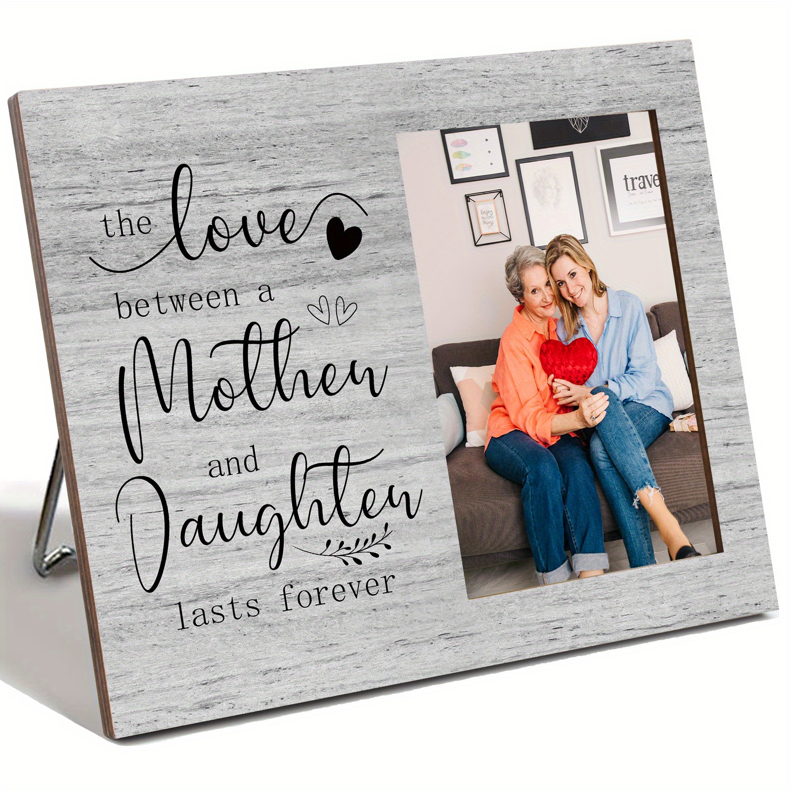 Cross border wooden photo frames Mother's Day Father's Day photo frames festival cultural desktop decorations